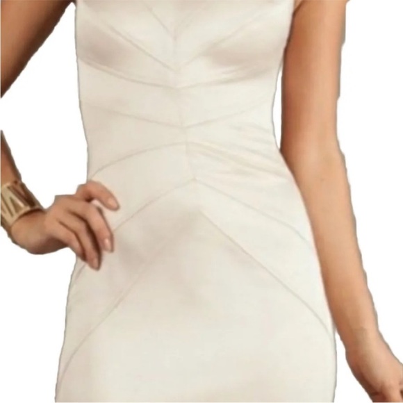 Gorgeous Blush Cream MIDI Dress Jessica Simpson - Picture 9 of 11